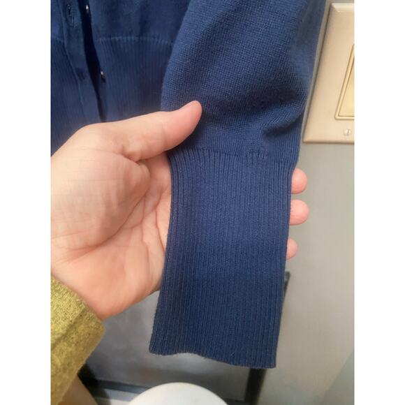 Body central women’s blue sweater size medium - Picture 5 of 6